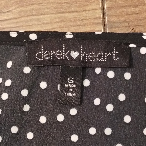 NWT Derek Hart polka dot blouse - Picture 2 of 4